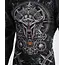 Venum Gladiator 5.0 Men's Long Sleeve Rashguard - Black/Silver