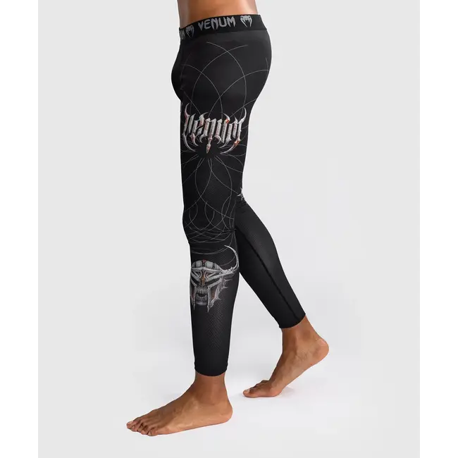 Venum Compressiebroek - Gladiator 5.0 Men's Spats - Black/Silver
