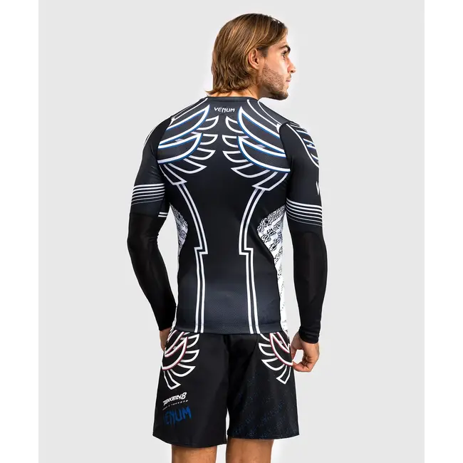 Venum Venum x TEKKEN 8 - Jin Kazama Rashguard - Blue/Black/White