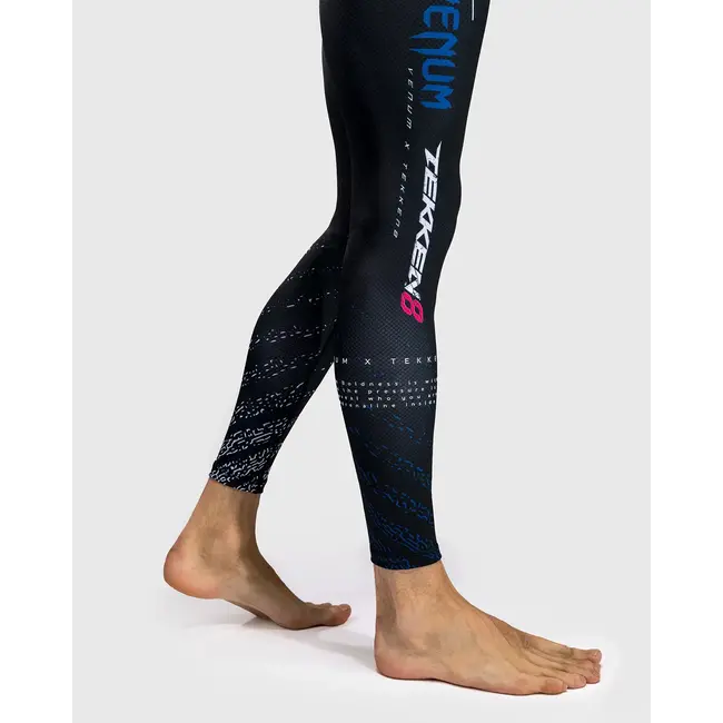 Venum TEKKEN 8 - Compressiebroek - Jin Kazama Spats - Blue/Black/White