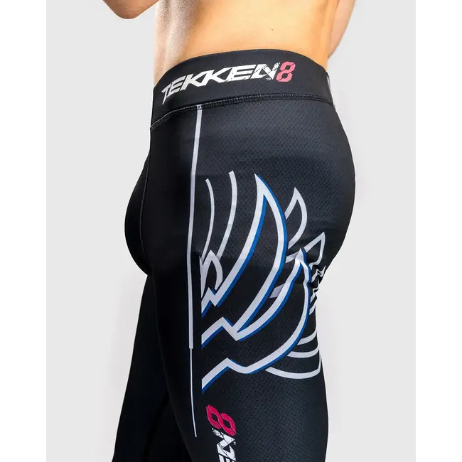 Venum TEKKEN 8 - Compressiebroek - Jin Kazama Spats - Blue/Black/White