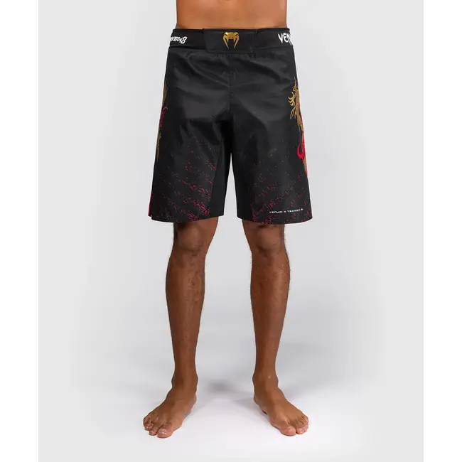 Venum Venum x TEKKEN 8 Marshall Law MMA Fightshort – Zwart/Rood/Goud – Lichtgewicht