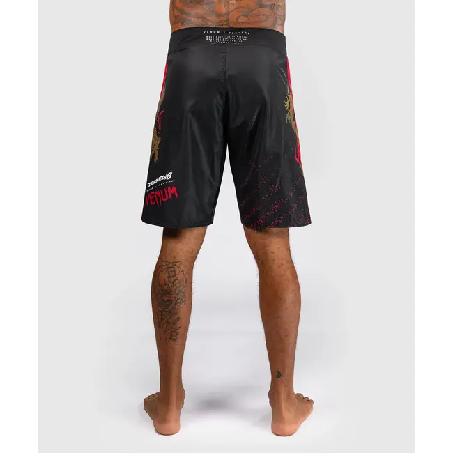 Venum Venum x TEKKEN 8 Marshall Law MMA Fightshort – Zwart/Rood/Goud – Lichtgewicht