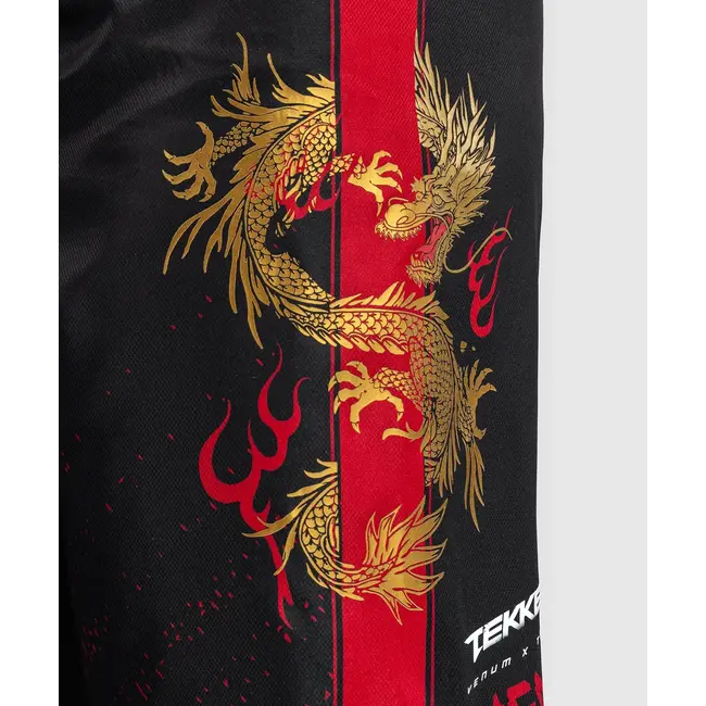 Venum Venum x TEKKEN 8 Marshall Law MMA Fightshort – Zwart/Rood/Goud – Lichtgewicht