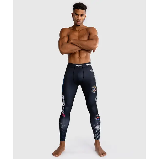 Venum TEKKEN 8 - Compressiebroek - Paul Phoenix Spats - Black/Blue