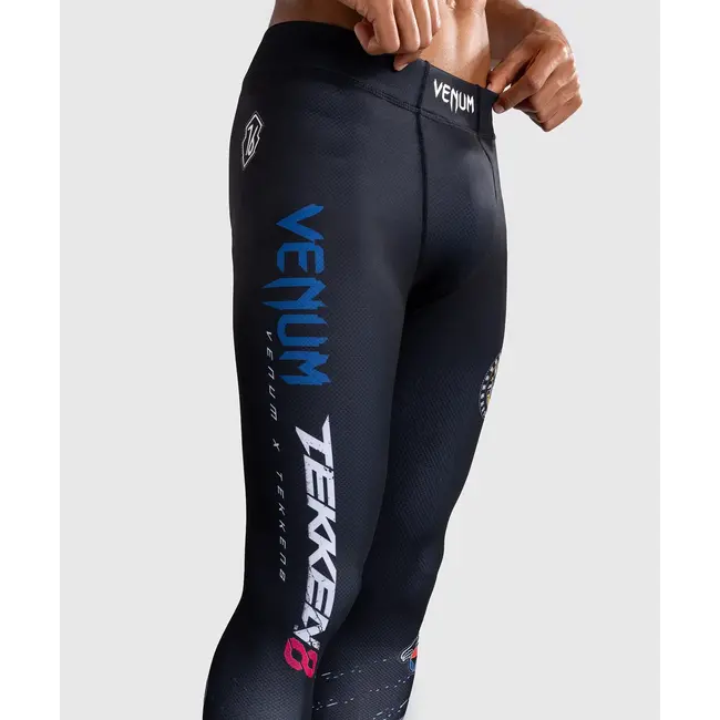 Venum TEKKEN 8 - Compressiebroek - Paul Phoenix Spats - Black/Blue