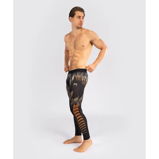 Venum Tiger Men's Spats - Black/Neon Orange
