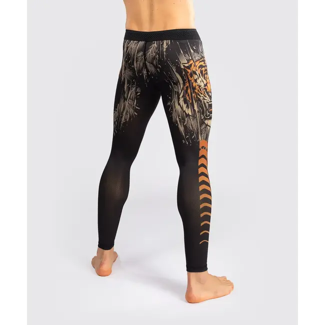 Venum Tiger Men's Spats - Black/Neon Orange