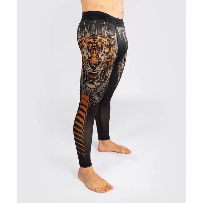 Venum Tiger Men's Spats - Black/Neon Orange