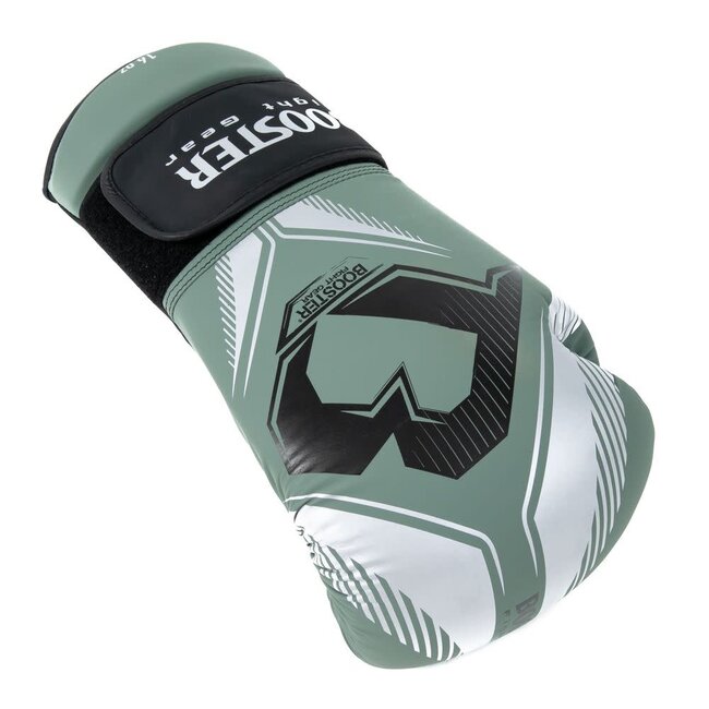 Booster Fightgear bokshandschoenen - BANGKOK SERIES 3 - GROEN/ZILVER/ZWART