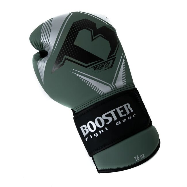 Booster Fightgear bokshandschoenen - BANGKOK SERIES 3 - GROEN/ZILVER/ZWART