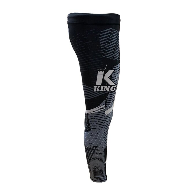 King Pro Boxing King Pro Shadow Spats – MMA/BJJ Compressiebroek Zwart – Shadow 1 Series
