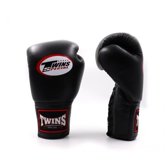 Twins Special bokshandschoenen met veters - BGLL1 - Black