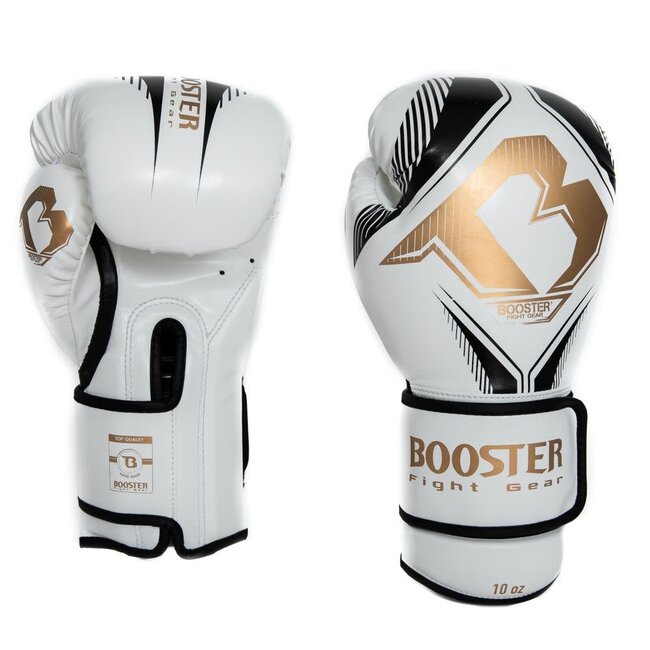 Booster Fightgear Booster - bokshandschoenen - BANGKOK SERIES 2 - Wit/Zwart/Goud
