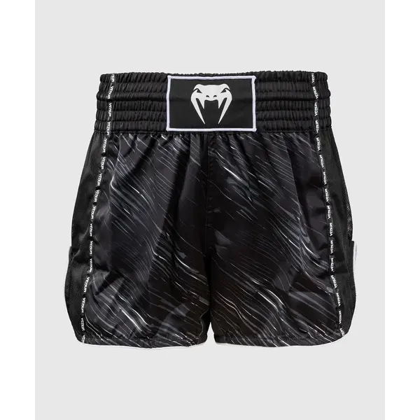 Venum SHORT - Tectonic Rapid short de Muay Thaï - noir/gris-blanc
