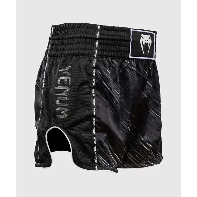 Venum SHORT - Tectonic Rapid Muay Thai Shorts - Black/Grey-White