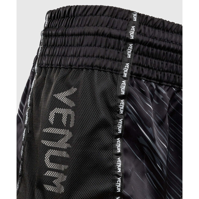 Venum SHORT - Tectonic Rapid Muay Thai Shorts - Black/Grey-White