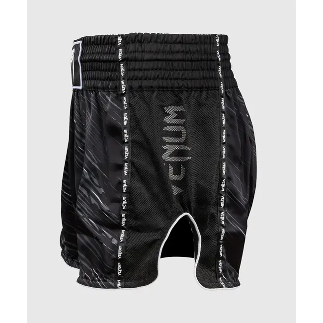 Venum SHORT - Tectonic Rapid Muay Thai Shorts - Black/Grey-White