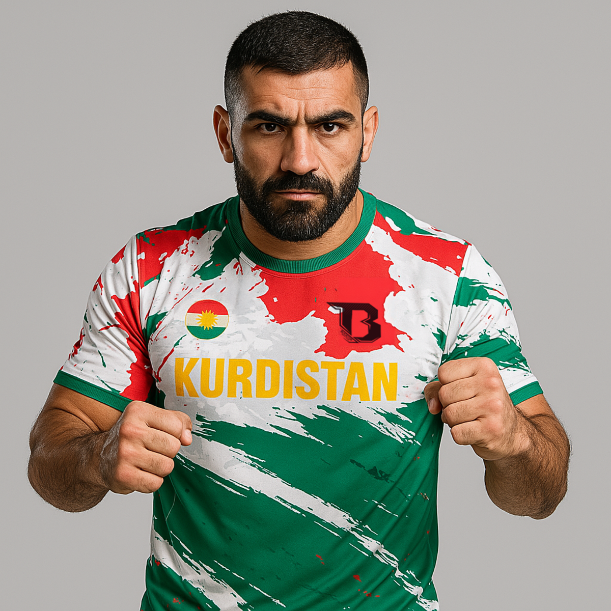 Fightsense Booster – T-SHIRT – KURDISTAN FC