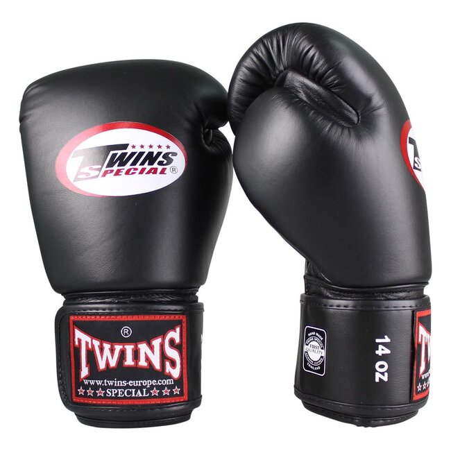 Twins Special Twins BGN Bokshandschoenen – Zwart – 100% Thais Leer – Voor Boksen, Kickboksen & Muay Thai