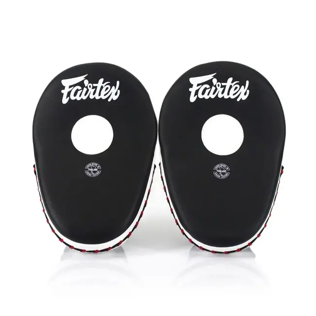 FAIRTEX FMV13 Focus Mitts – Zwart/Wit (Paar)