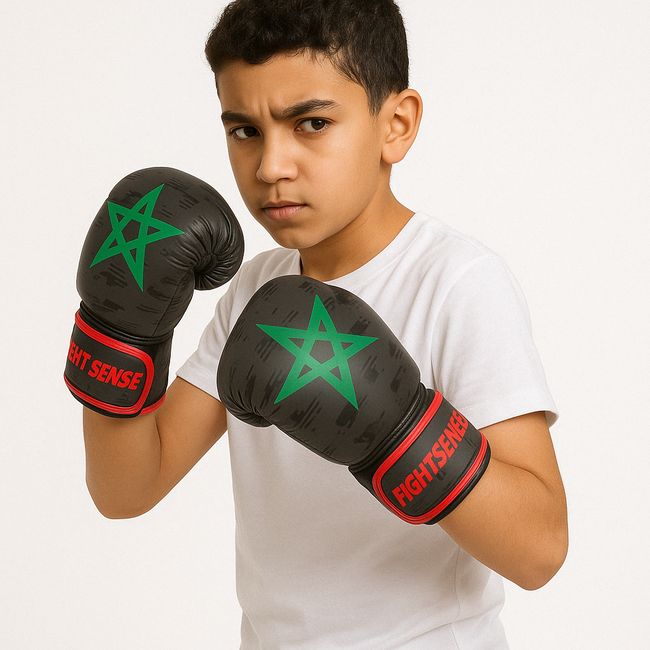 Fightsense Bokshandschoenen Marokko – Green Star Edition