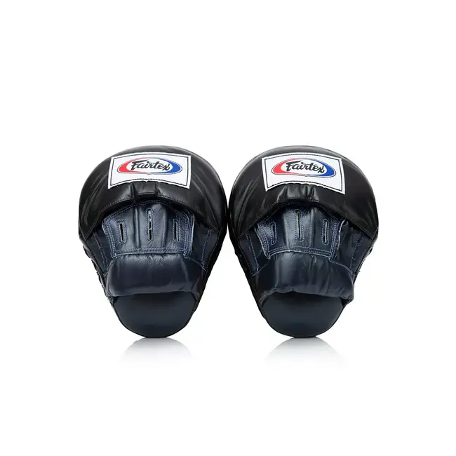 FAIRTEX FMV9 Focus Mitts – Zwart/Blauw (Paar)
