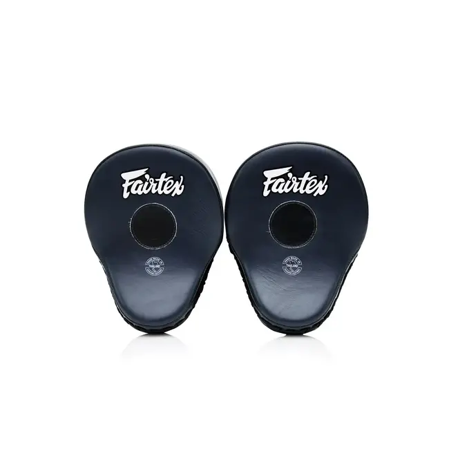 FAIRTEX FMV9 Focus Mitts – Zwart/Blauw (Paar)