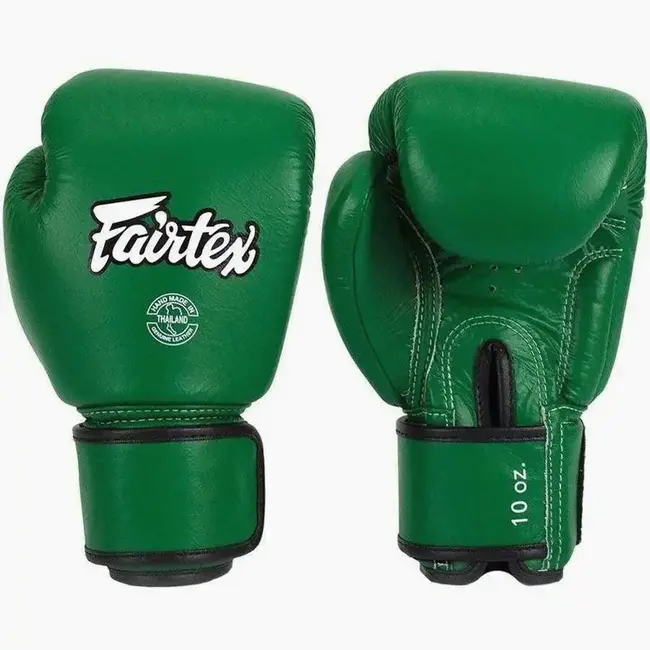 FAIRTEX BGV16 Leren Bokshandschoenen – Forest Green