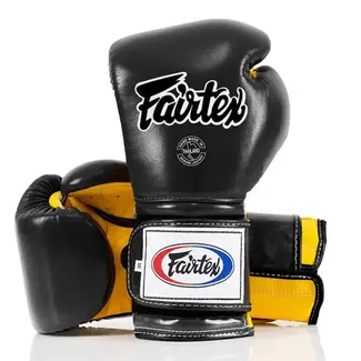FAIRTEX BGV9 Mexican Style Bokshandschoenen – Zwart/Geel