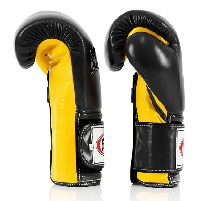 FAIRTEX BGV9 Mexican Style Bokshandschoenen – Zwart/Geel