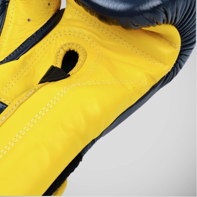 FAIRTEX Fairtex Mexican Style Bokshandschoenen BGV9 – Blauw/Geel – Premium Sparring Gloves