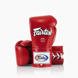 FAIRTEX BGL6 Bokshandschoenen met Veters – Rood