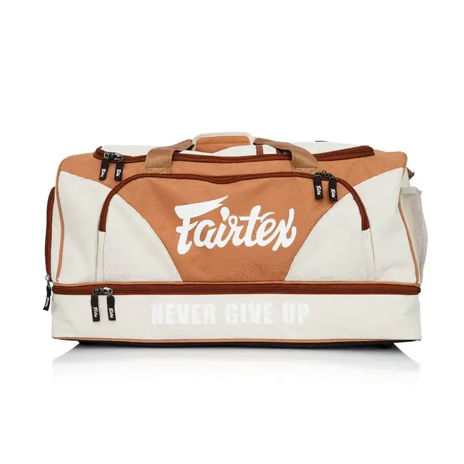 FAIRTEX Fairtex - Sporttas - Heavy Duty Gym Bagt (70x34x34cm) - KHAKI/ORANGE