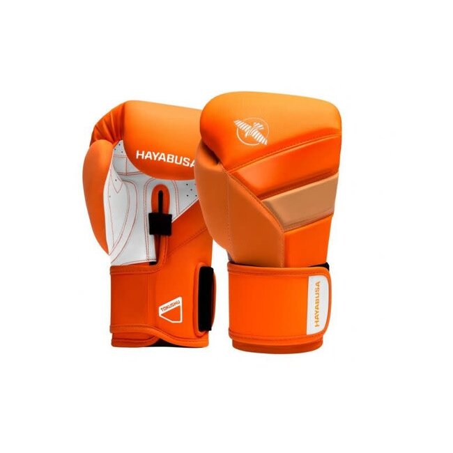 Hayabusa Hayabusa T3 Bokshandschoenen – Neon Oranje – Kickboks & Bokshandschoenen met Dubbele Sluiting