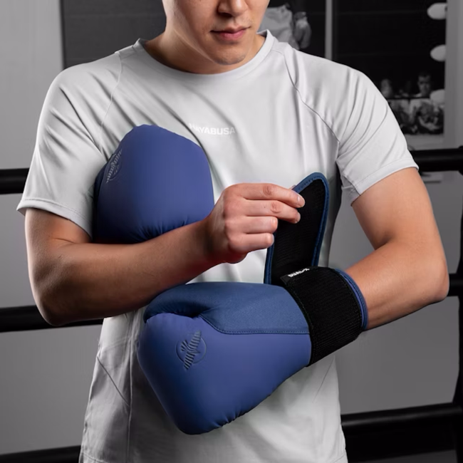 Hayabusa T360 Bokshandschoenen – Blauw – Dual-X Polssteun – Training & Sparring