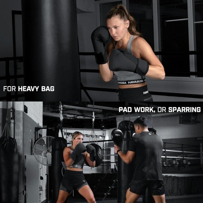 Hayabusa T360 Bokshandschoenen – Zwart – Dual-X Polssteun – Training & Sparring