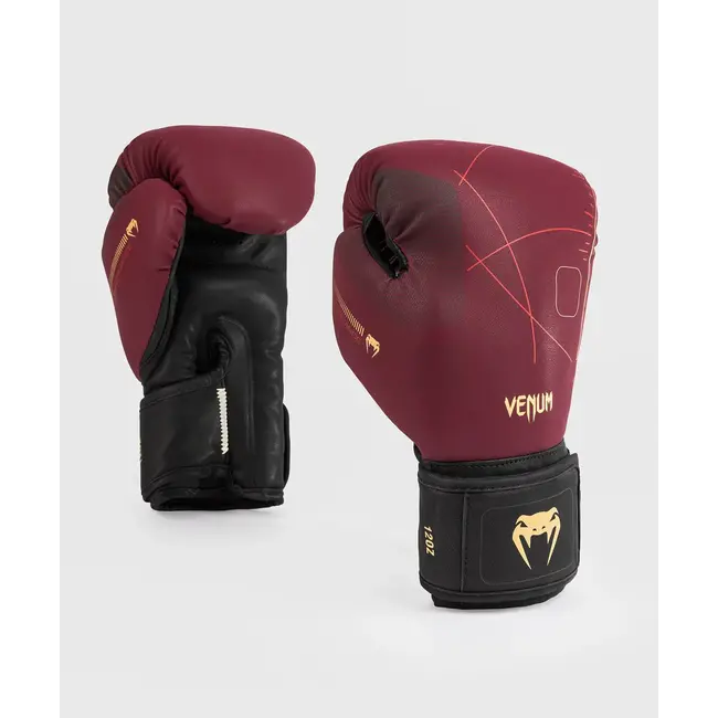 Venum Tactical XT - BOKSHANDSCHOEN - Black/Burgundy/Gold