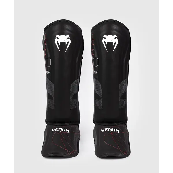 Venum Tactical XT – Schienbeinschutz – Schwarz/Feuerrot