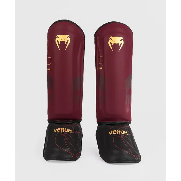 Venum Tactical XT Schienbeinschoner – Schwarz/Burgund/Gold