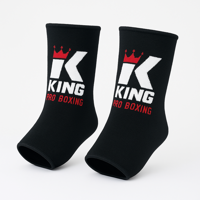 King Pro Boxing King Enkelsok KPB-AG PRO – Enkelbeschermer Zwart – Voor Kickboksen & MMA
