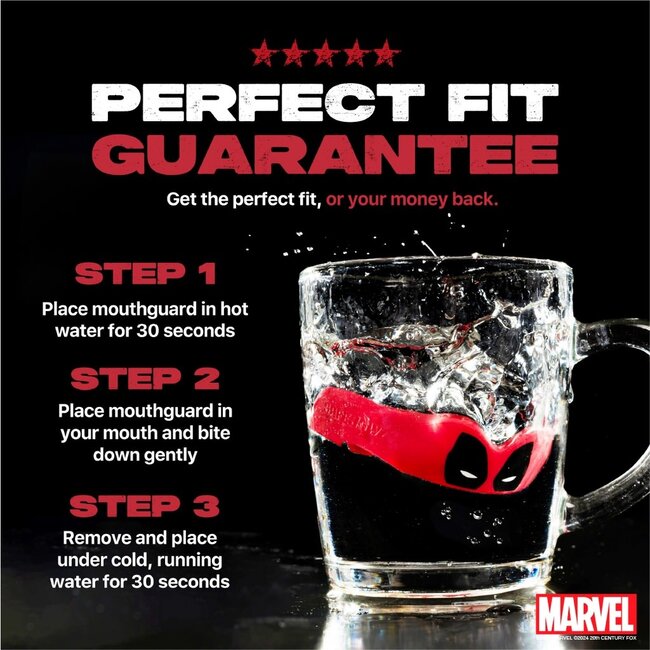 safe jaws SAFEJAWZ MARVEL™  GEBITBESCHERMING - DEADPOOL