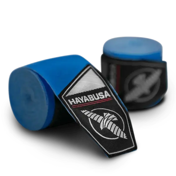 Hayabusa Perfect Stretch bandes de boxe – bleu