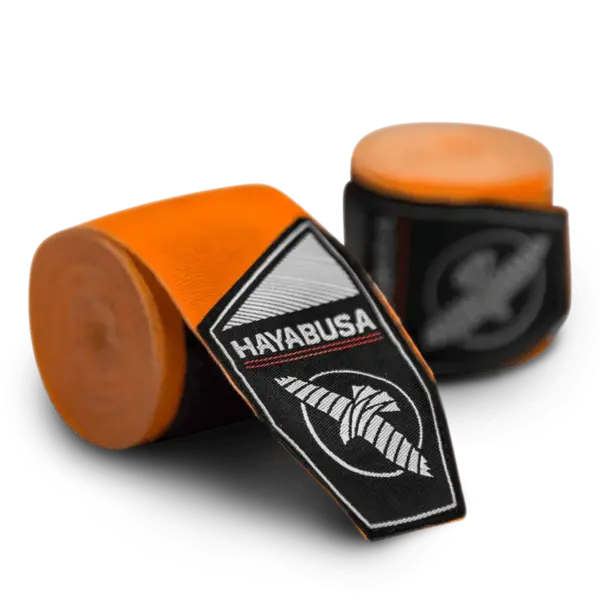 Hayabusa Perfect Stretch bandes de boxe – orange