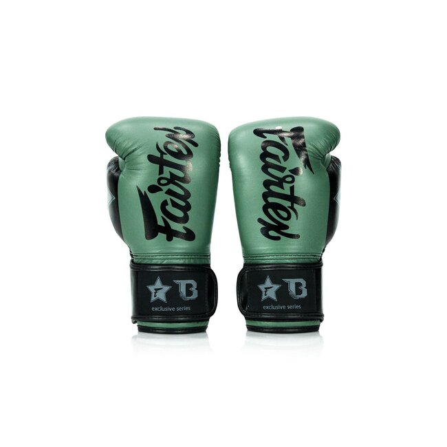 FAIRTEX x Booster FXB BG V2 Leren Bokshandschoenen – Groen/Zwart