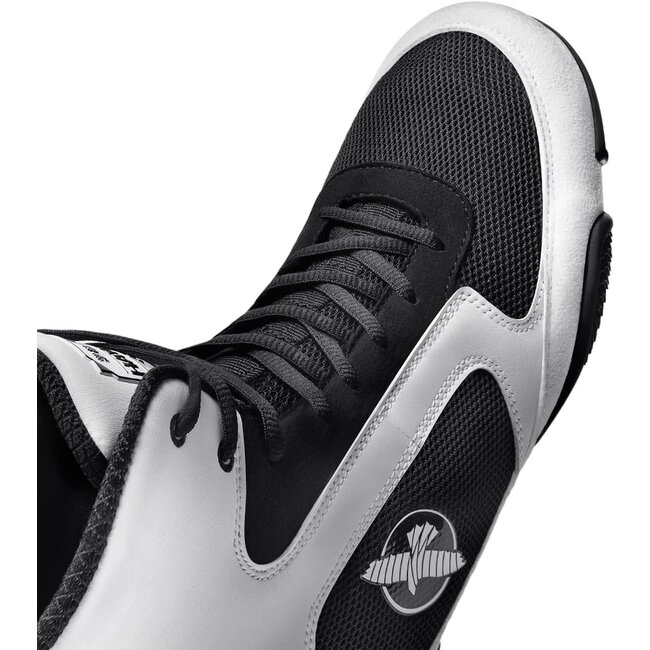 Hayabusa Hayabusa Pro Boxing Boksschoenen – Zwart/Wit | Lichtgewicht & Grip voor Explosieve Bewegingen