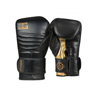 JOYA Falcon – Leren Bokshandschoenen - Zwart/Goud