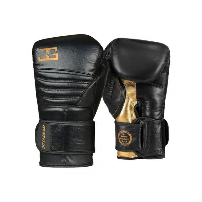 JOYA Joya Falcon – Leren Bokshandschoenen - Zwart/Goud