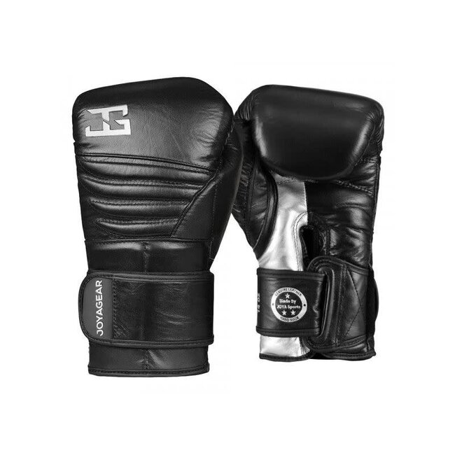 JOYA Joya Falcon – Leren Bokshandschoenen - Zwart/Zilver