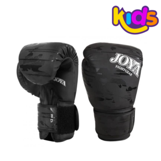 JOYA CAMO V2 Kids Bokshandschoenen – Black | Ideaal voor Jeugdtraining & Kickboksen